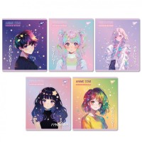 Зошит Yes Anime star 12 аркушів лінія (767504)