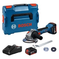 Шліфувальна машина Bosch GWS 18V-8 125мм, 18В, 2x5Ah, 0-11000об/хв, 1.7кг, кейс (0.601.9N9.003)
