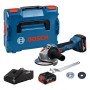 Шліфувальна машина Bosch GWS 18V-8 125мм, 18В, 2x5Ah, 0-11000об/хв, 1.7кг, кейс (0.601.9N9.003)
