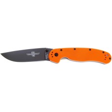 Ніж Ontario Knife RAT I AUS-8 Orange, Black Blade (ON8846OR)
