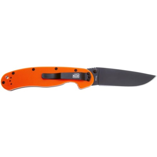 Ніж Ontario Knife RAT I AUS-8 Orange, Black Blade (ON8846OR)