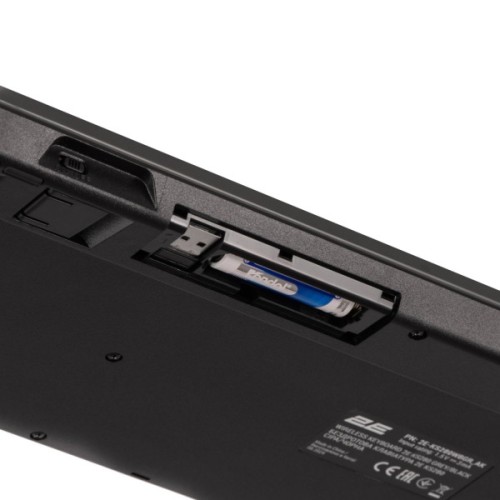 Клавіатура 2E KS280 Wireless Black/Gray (2E-KS280WBGR_AK)