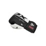 Боксерські рукавички RDX F4 Boxing Sparring Gloves Hook & Loop White/Black 12 унцій (BGR-F4B-12OZ)
