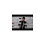 Боксерські рукавички RDX F4 Boxing Sparring Gloves Hook & Loop White/Black 12 унцій (BGR-F4B-12OZ)