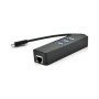 Концентратор Voltronic USB-C to 3xUSB 3.0 + RJ45 1000Mbps black (YT-TCA3H3+Et-W)