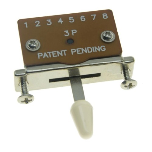 Перемикач для гітари Paxphil Lever Switch 3-Way (White) (LSW33)