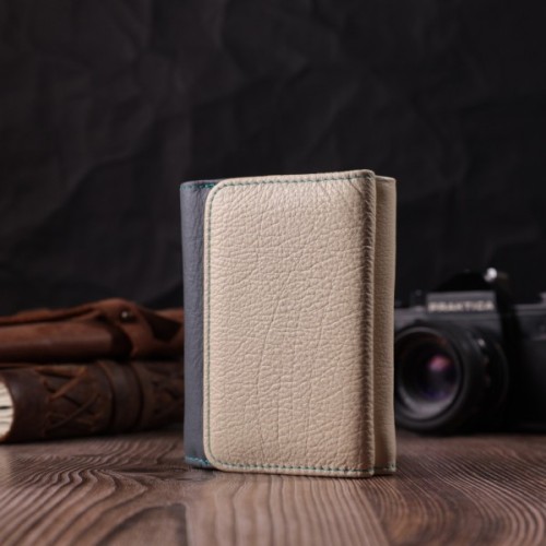 Гаманець ST Leather З натуральної шкіри Різнокольоровий (22495)