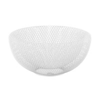 Фруктовниця Ardesto Midori 25х25х12см, метал, білий (AR0902W)
