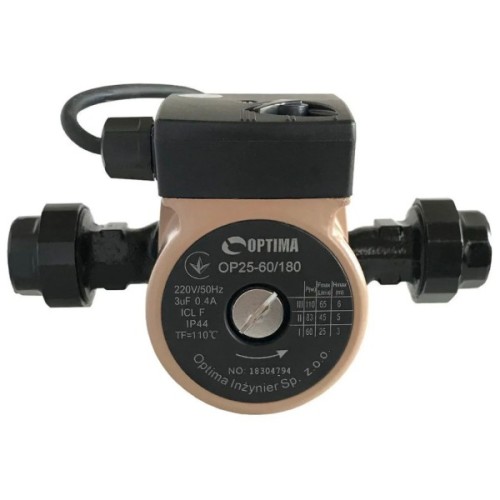 Циркуляційний насос Optima OP25-60-180, G 1 1/4", 10 бар, 180мм, 110Вт, 230В (8158)