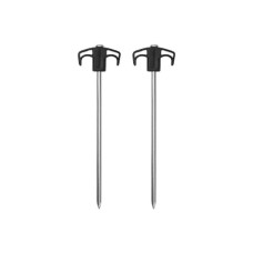 Комплект кілочків Naturehike NH21YW133 25 см чорні 2 шт (6927595782675)