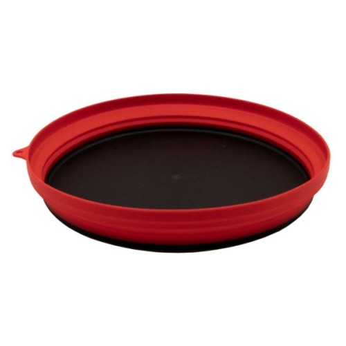 Миска туристична Tramp силіконова з пластиковим дном 1070 мл (TRC-124-terracota)