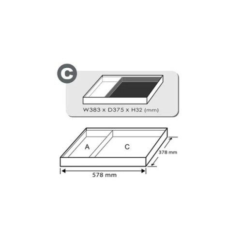 Ключ Toptul накидний 6-32мм (кут 75 °) 12шт. (У ложементі, тип C) (GVC1202)