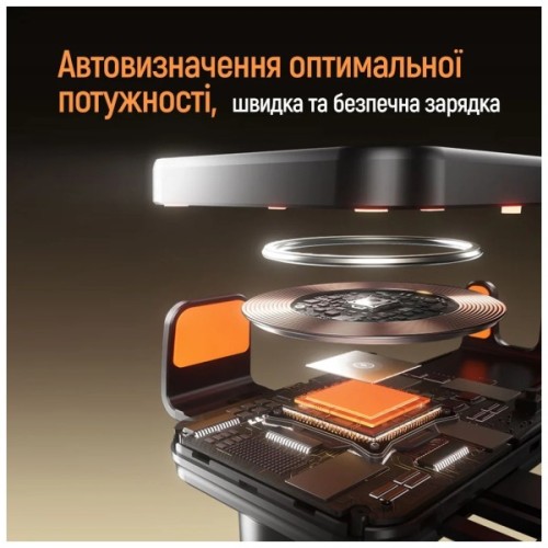 Універсальний автотримач ColorWay Ultra-mini. автозажим, Wireless Charger 15W Black (CW-CHAW069Q-BK)