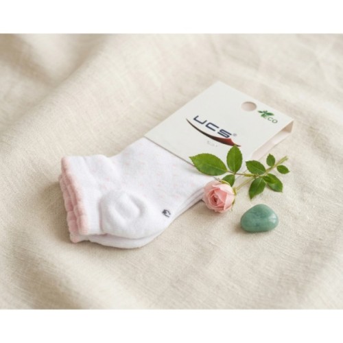 Шкарпетки дитячі UCS Socks в точечку (M0C0201-0072-3G-white)