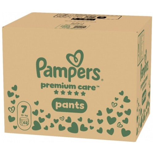 Підгузки Pampers Premium Care Pants Розмір 7 (15+ кг) 62 шт (8006530320245)