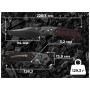 Ніж Weknife Skynix Red Carbon (WE24087-4)