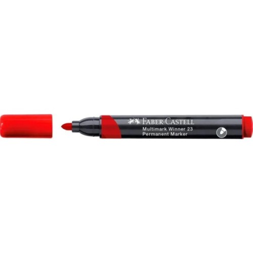 Маркер Faber-Castell перманентний Multimark Winner 23, колір червоний (32837)