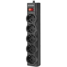 Мережевий фільтр живлення Defender ES largo 5m 5 роз. black (994990)