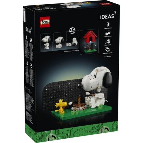 Конструктор LEGO Ideas «Дрібнота»: будка Снупі (21368)