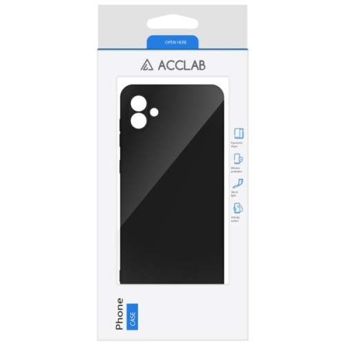 Чохол до мобільного телефона ACCLAB Silicone Case Samsung Galaxy A04 Black (1283126601408)