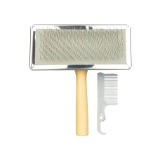 Гребінець для тварин Trixie для догляду за шерстю і підшерстям у собак 14х11.5 см (4011905023564)