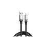 Дата кабель USB 2.0 AM to Micro 5P 1.0m 6A silicone black XO (NB251_M_Black)