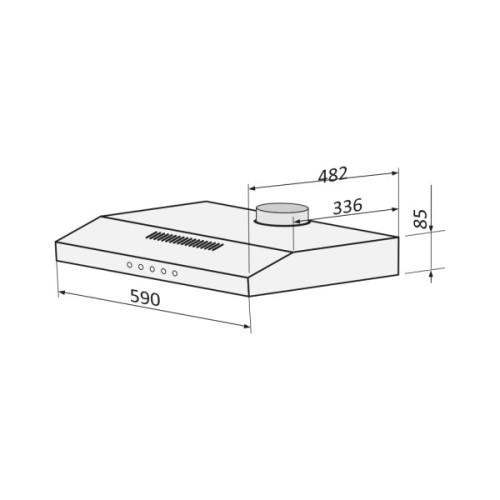 Витяжка кухонна DAHATI СН-600BR
