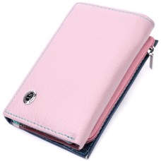 Гаманець ST Leather З натуральної шкіри Різнокольоровий (19462)