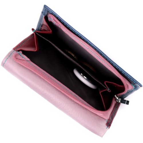 Гаманець ST Leather З натуральної шкіри Різнокольоровий (19462)