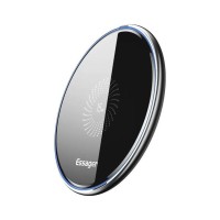 Зарядний пристрій Essager Wireless charger 15W Qi magnetic + cable USB-C 1.0m black (EWXZMX-JMB01)