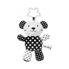Іграшка на коляску Akuku Ведмедик, чорно-білий (A0470)