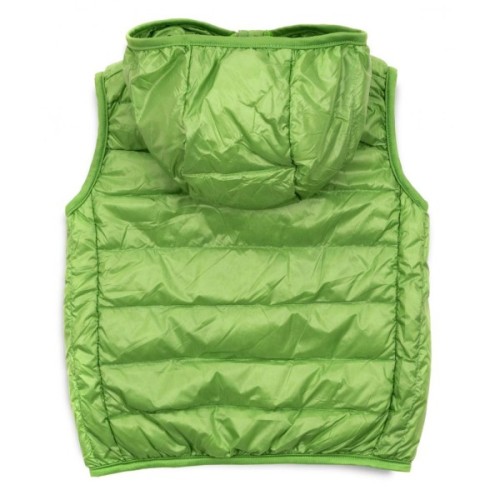 Жилет дитячий Kurt пуховий з капюшоном (V-HT-580T-104-green)