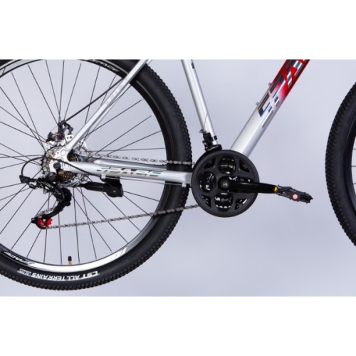 Велосипед Space 29" PHAETON DD FR рама-18" AL 2026 сріблясто-червоний (OPS-SP-29-181)