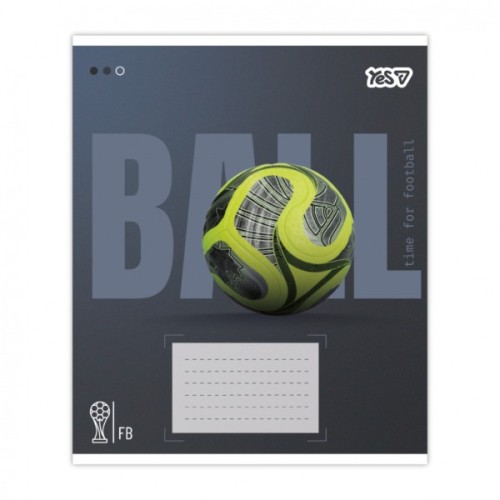 Зошит Yes Ball А5 12 аркушів лінія (768677)