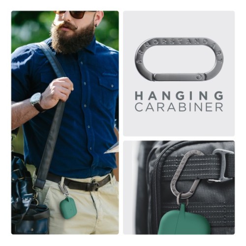 Чохол для навушників Armorstandart Hang Case For Apple AirPods Pro 3 Needle Green (ARM88279)