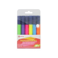 Набір маркерів Optima текстових 1-4,5 мм, 6 кольорів в пеналі (O15830)