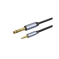 Кабель мультимедійний 6.35mm M to 3.5mm M 3.0m Cabletime (CA915279)