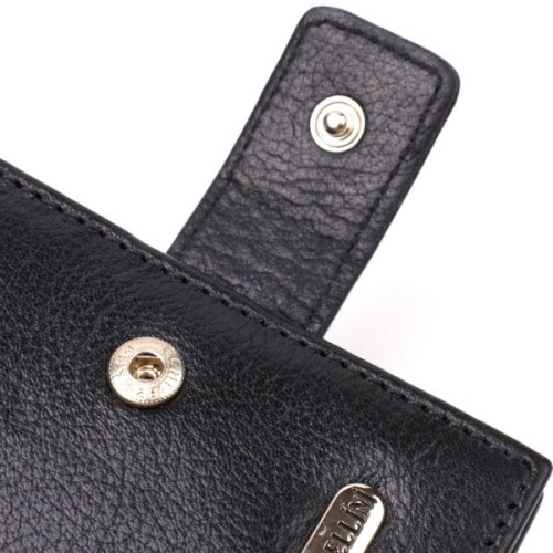 Гаманець Canpellini З натуральної шкіри Чорний (21772)