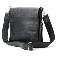 Сумка Shvigel Шкіряна Чорна (11016)