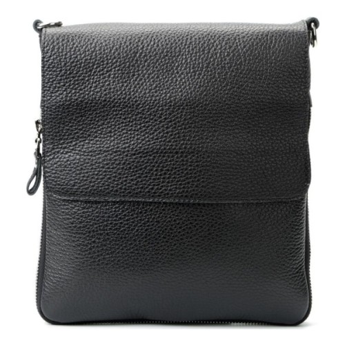 Сумка Shvigel Шкіряна Чорна (11016)