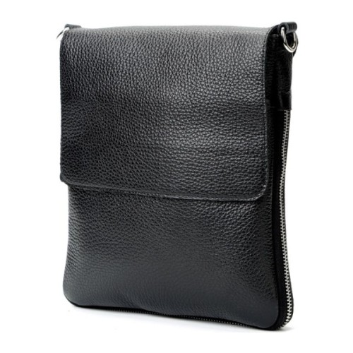 Сумка Shvigel Шкіряна Чорна (11016)