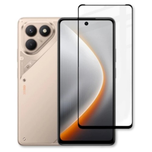 Скло захисне BeCover Tecno POVA 7 Neo (LJ6) Black (714920)