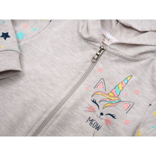 Кофта дитяча Breeze на блискавці з капюшоном (16948-86G-beige)