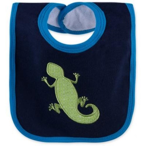 Слинявчик Luvable Friends 3 шт для хлопчиків, синьо-зелений (90232)