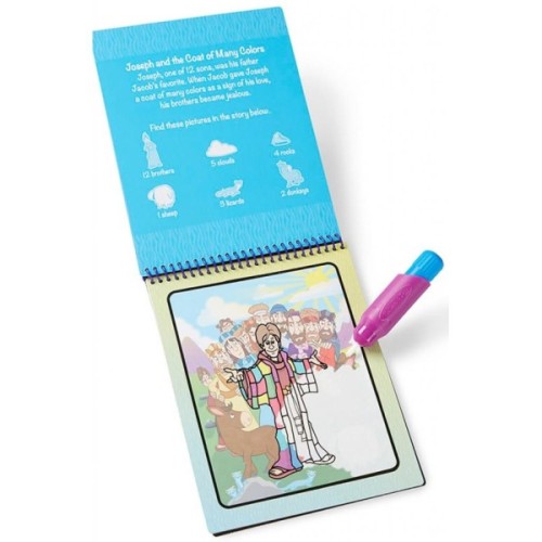 Набір для творчості Melissa&Doug Чарівна водна розмальовка Біблійні історії (MD9405)