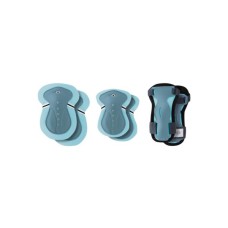 Комплект захисту Globber пастельно-синій/сіро-синій, для дитини 25-50кг (541-200)