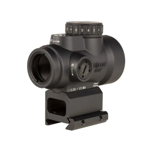 Коліматорний приціл Trijicon MRO HD 1х25 точка 2 MOA + коло 68 MOA з червоним підсвічуванням (MRO-C-2200065)