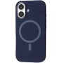 Чохол до мобільного телефона BeCover FIBRA Silicone OmniMag Apple iPhone 16 Deep Blue (716226)
