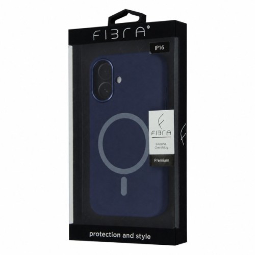 Чохол до мобільного телефона BeCover FIBRA Silicone OmniMag Apple iPhone 16 Deep Blue (716226)