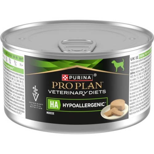 Вологий корм для собак Purina Pro Plan Veterinary Diets HA Hypoallergenic Мус 195 г (7613287862327)